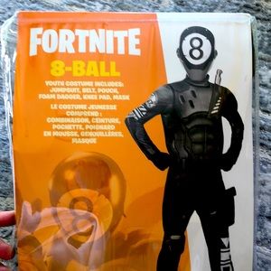 Fortnite 8 ball costume- youth XL size (14-16)